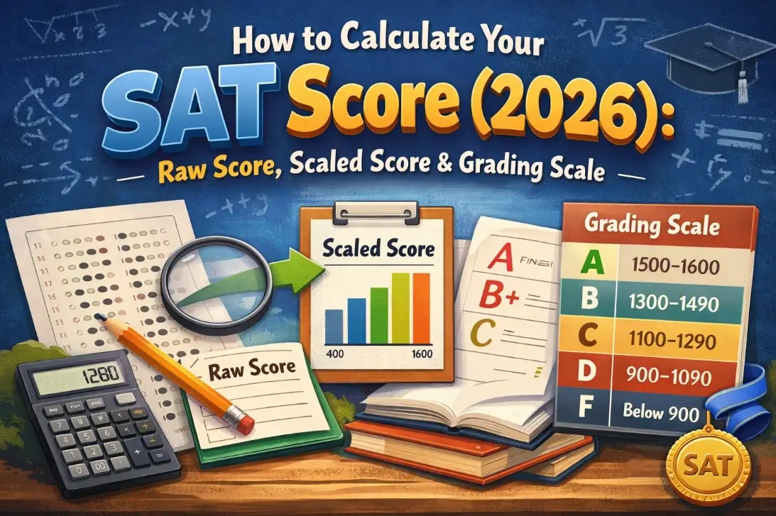 How to Calculate Your SAT Score 2026 Raw Score, Scaled Score & Grading Scale
